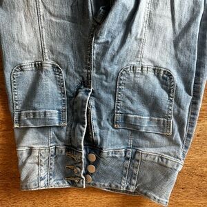 Jealous Tomato Blue Relaxed Jeans with Knee Patches